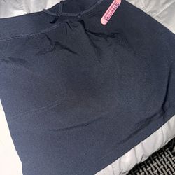 Blue School Uniform Skirt 