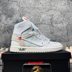 OFF-WHITE x Jordan Air Jordan 1 High White Euro