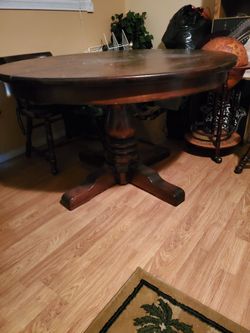 1950's Wood Dinning Room Table