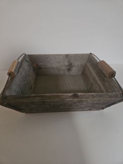 Rustic Wood Basket