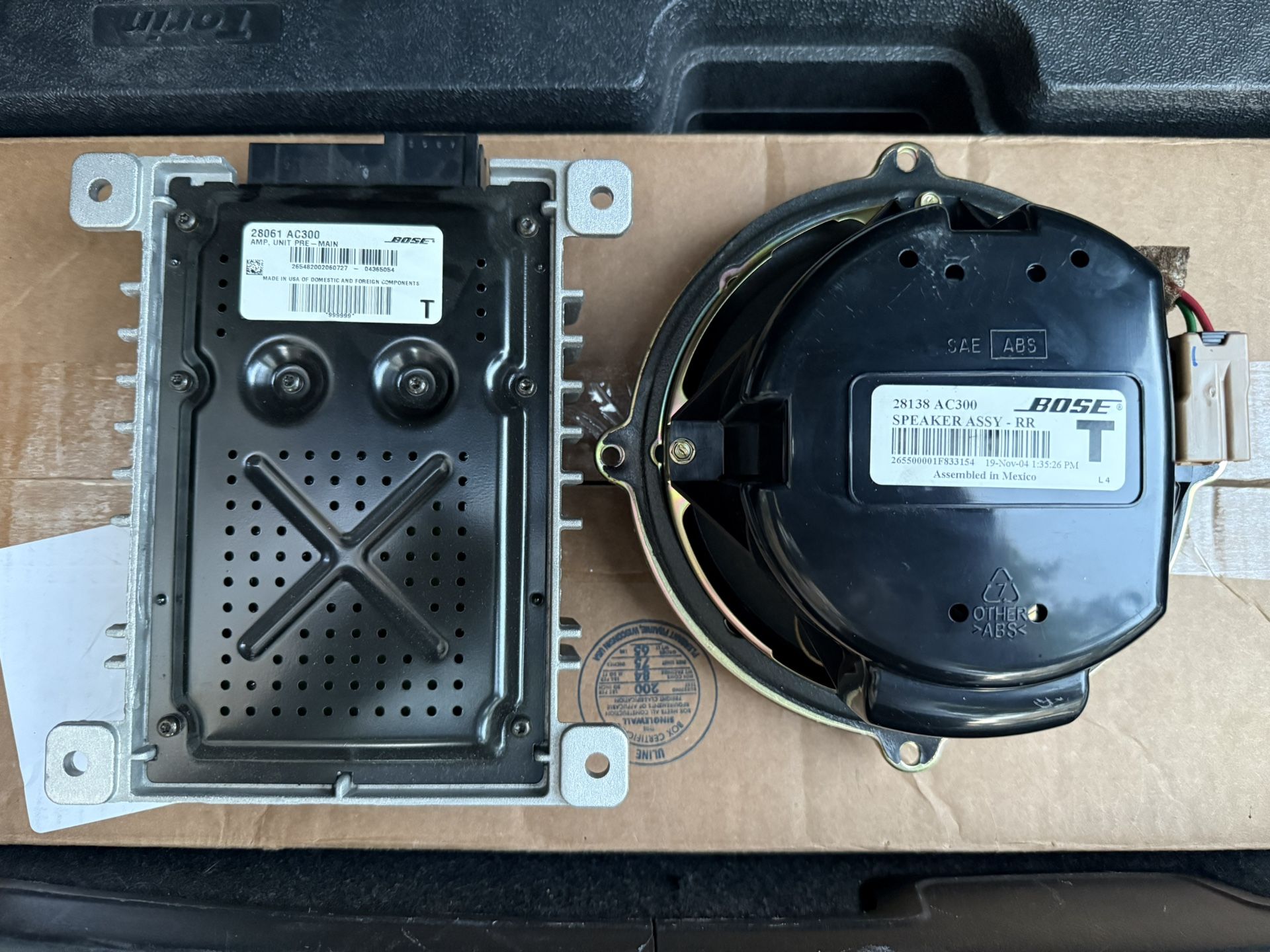 Bose sound system for Infiniti G35 03-07