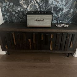 Small Oak Wood Mid Century Modern 