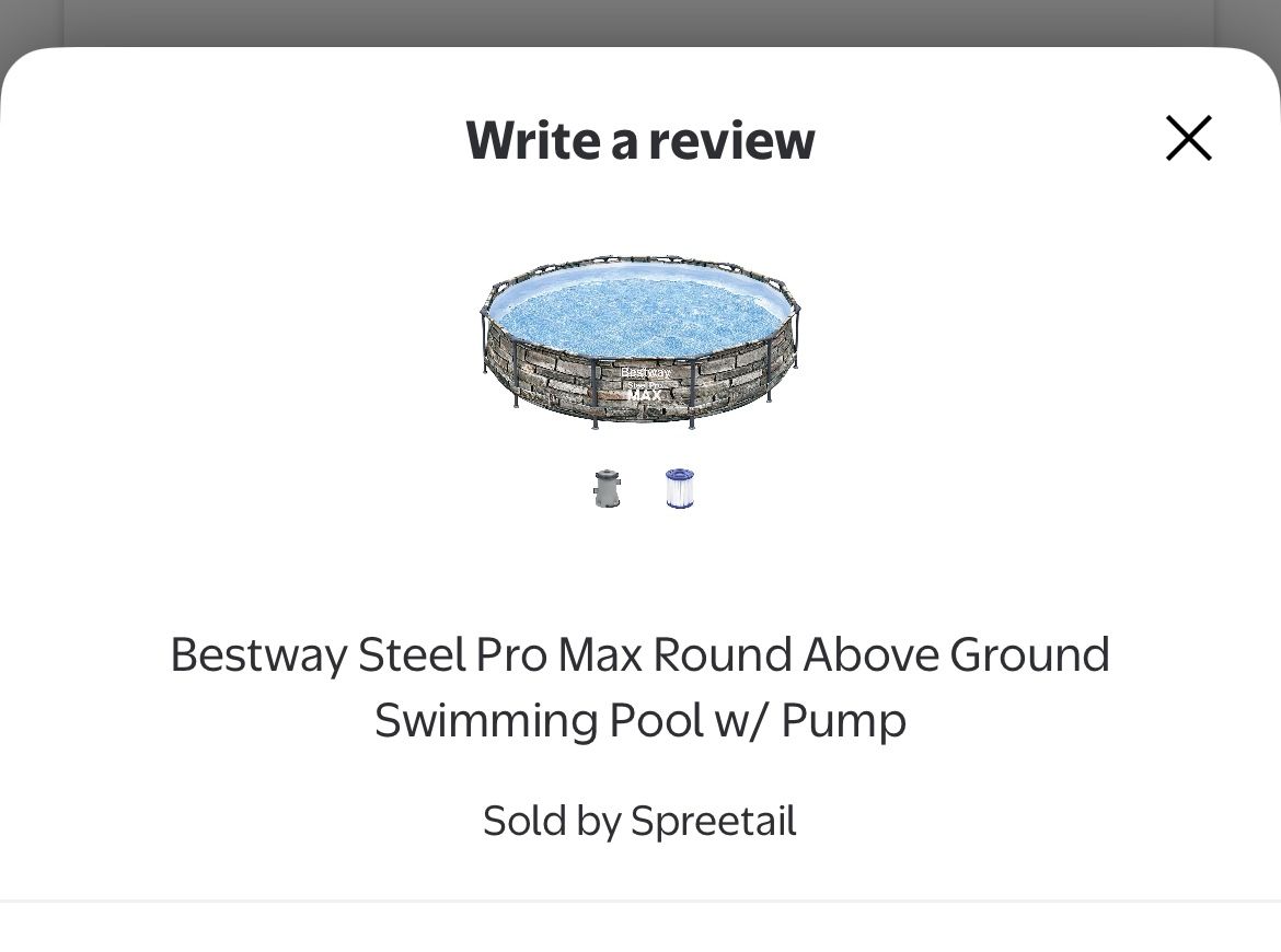 12X30In With pump Included Extended Warranty