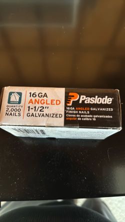 16G Paslode  1-1/2” Angled finish nails