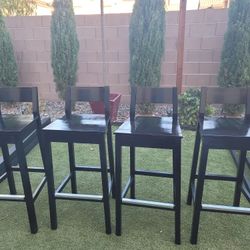 Black Wooden STOOLS