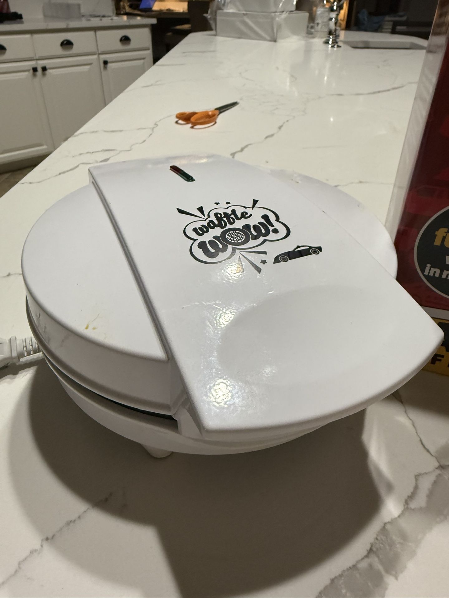 Cars and trucks waffle maker. 