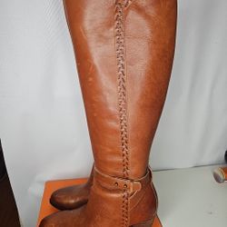UGG BOOTS WOMEN'S LEATHER BROWN SIZE 9.5 