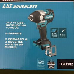 Makita XWT18Z Brushless Impact Wrench 