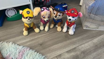 Paw patrol plushies