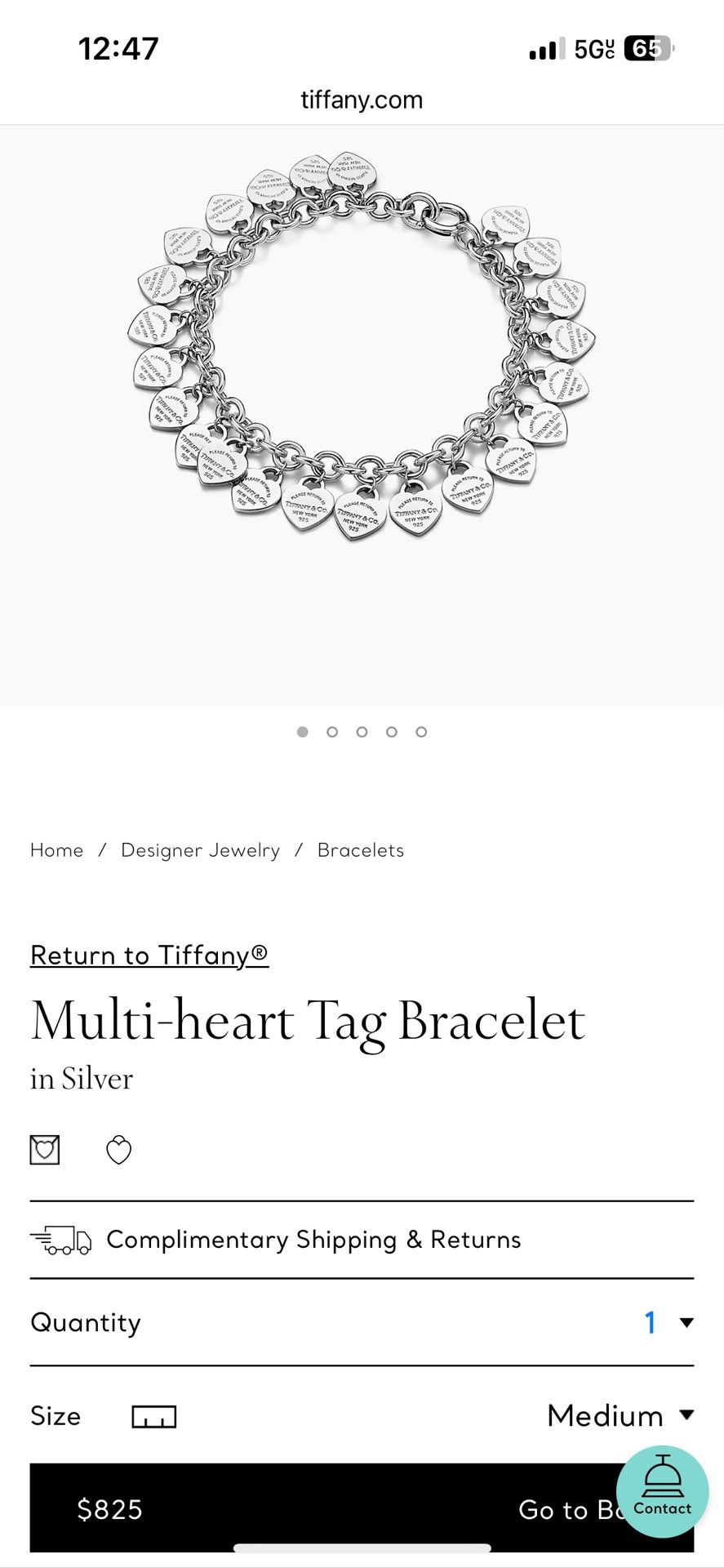 Tiffany Bracelet