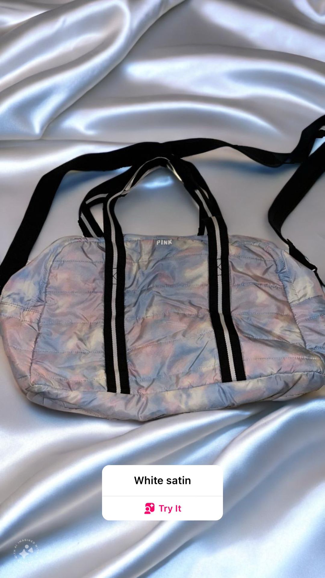 Pink Duffle Bag 