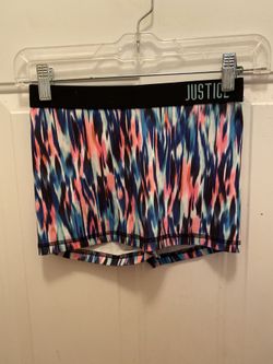 Justice size 10 girls activewear booty shorts