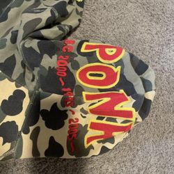 BAPE 1st Camo Half Shark Full Zip Hoodie 'Green/Yellow'