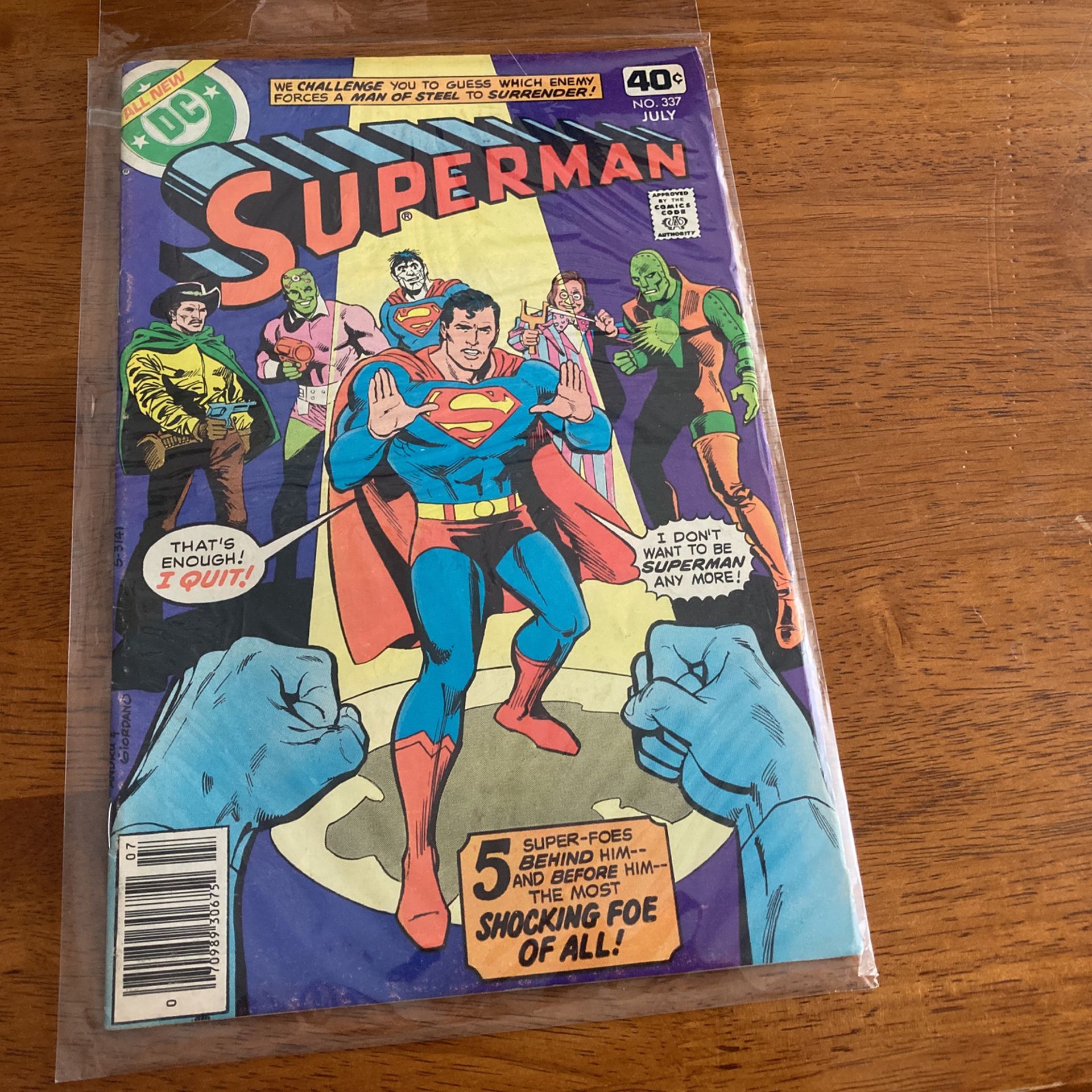 Superman DC Comic Book 