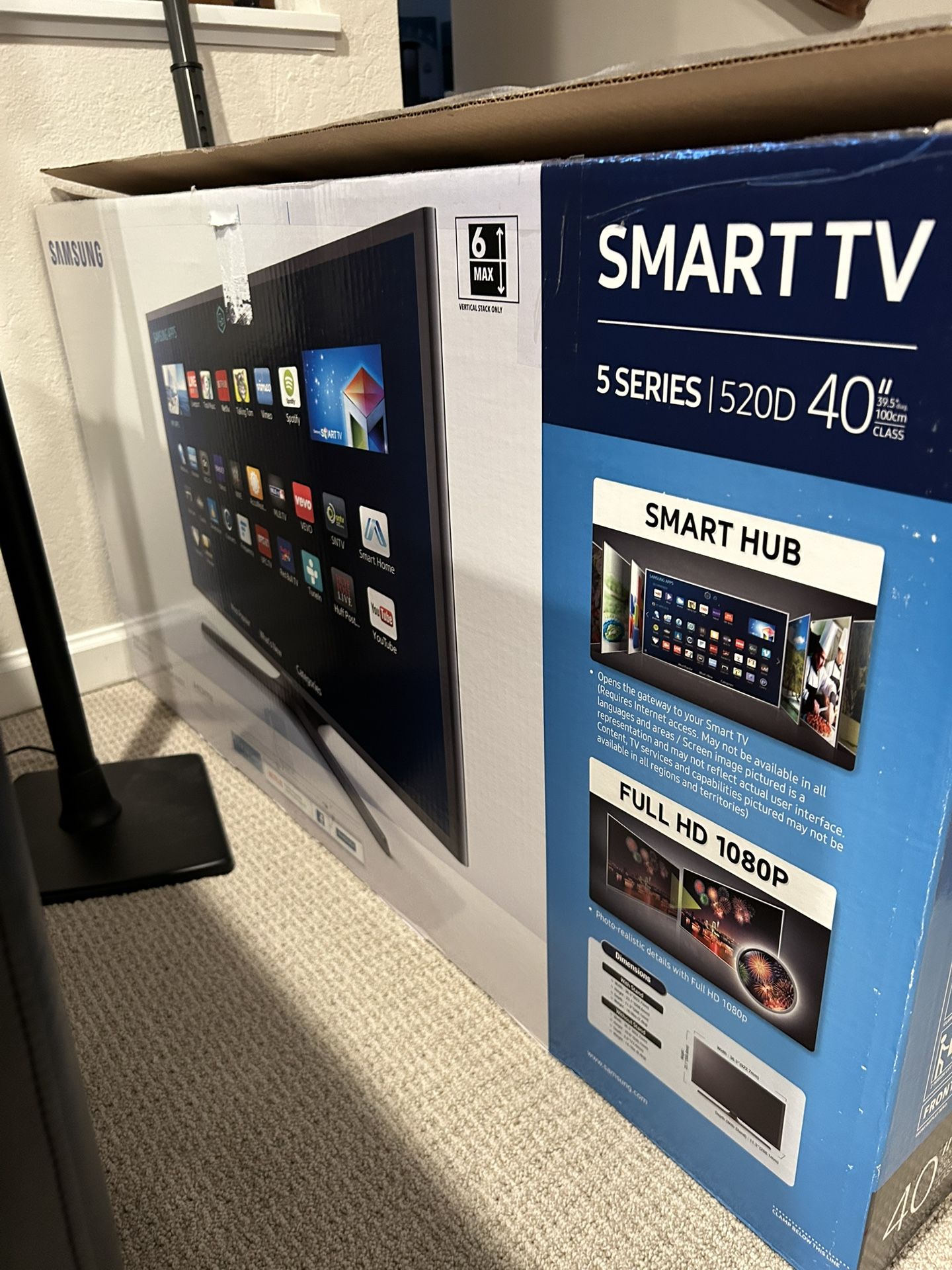 Samsung 40 Inch 5 Series 520D Smart TV