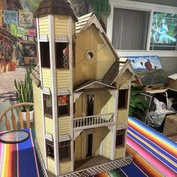 Wooden Victorian Doll House