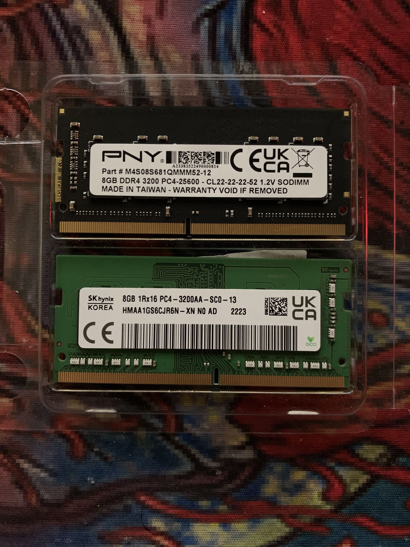 2 x 8GB DDR4 3200 MHz Laptop Ram