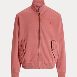 Polo Ralph Lauren Men's Red Garment-Dyed Chino Jacket Size Medium