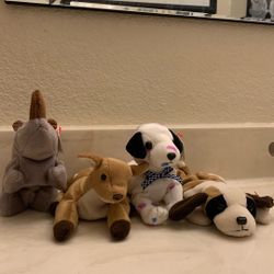 Beanie Babies TY Spike, Whisper, Dizzy & Bernie ,99 Each Pick The One You Want
