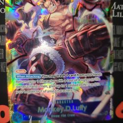 Monkey.D.Luffy SEC One Piece Tcg Card
