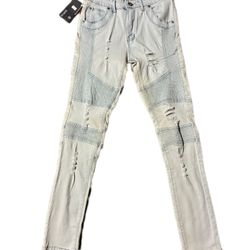 REPPUNK Skinny Biker Denim