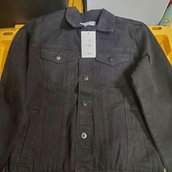 New with tag black fashion nova jean jacket size medium.