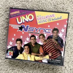 Vintage 2000 Mattel UNO NSYNC Card Game Exclusive NSYNC CD Unopened Cards RARE!!
