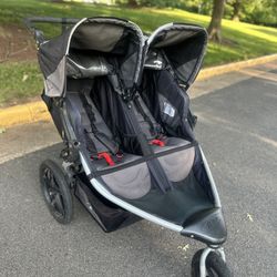 Bob Revolution Flex Duallie Double Stroller In Great Shape 