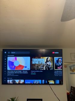 Flat screen smart tv 65” inch 4k