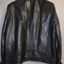 Mens Wilson Black Vintage Leather Jacket