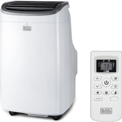 BLACK+DECKER 8,000 BTU Portable Air Conditioner up to 350 Sq.Ft. with Remote Control