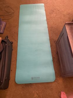 Gaiam Essentials Thick Yoga Exercise Mat – Teal