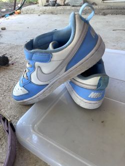 Nike Kids Low-Top Sneakers Blue and White