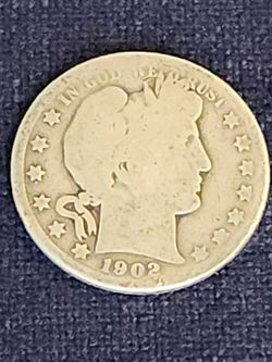 1902 O Barber Silver Half Dollar