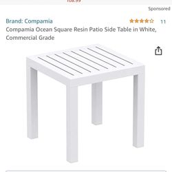 Ocean  Square Side Table 