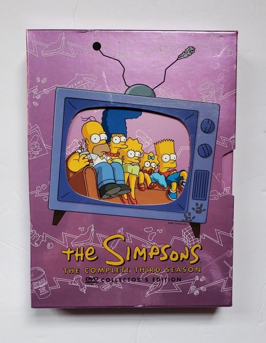 THE SIMPSONS COMPLETE 3RD SEASON DVDS