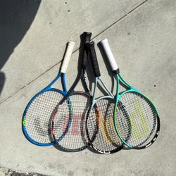 Tennis Rackets With A Bag