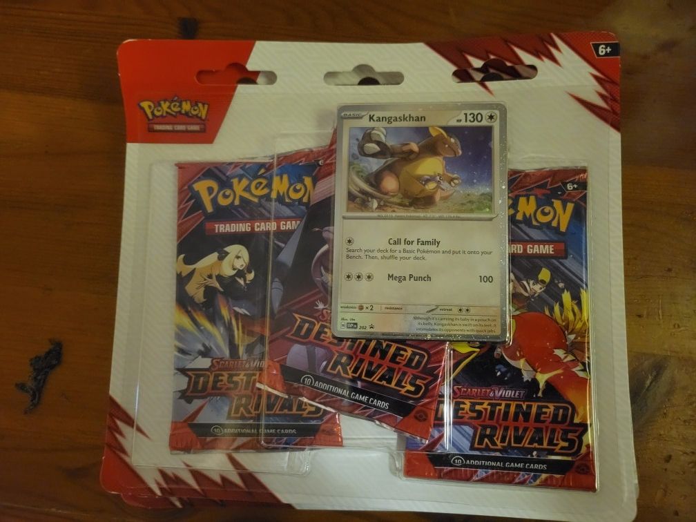 Pokemon SV10 Destined Rivals 3Pk Blister