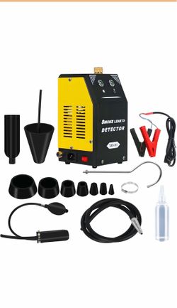 Automotive Smoke Machine with Built-in Air Pump & Compressor Motor - 12V DC EVAP Smoke Machine for Cars, Motorcycles, Trucks, Boats & ATVs