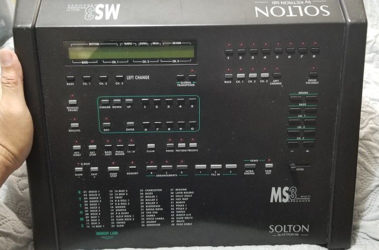 MS3 Multi Synthesis Arranger Solton by Ketron lab