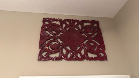 Wood decoration for wall hanging