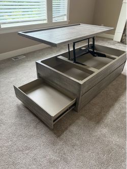 Lift-Top Coffee Table with Storage