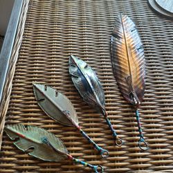 Handmade Metal Feathers 