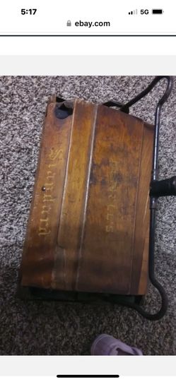 Bissell’s Wooden Sweeper