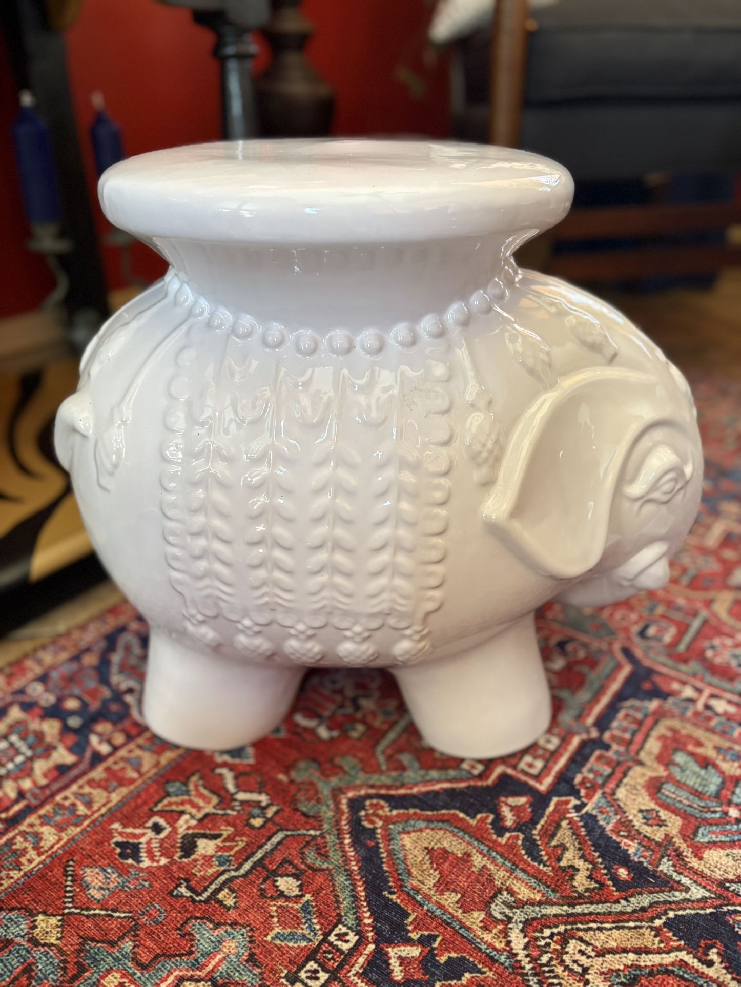 Ceramic Elephant Stool/table