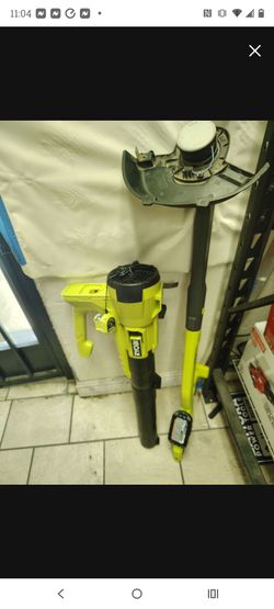 Ryobi weed eater and blower combo kit like new