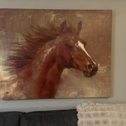 Ashley Ardaic Horse Portrait 4ft x 5ft