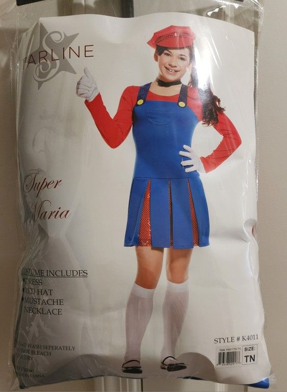 Super Maria Costume for Teens