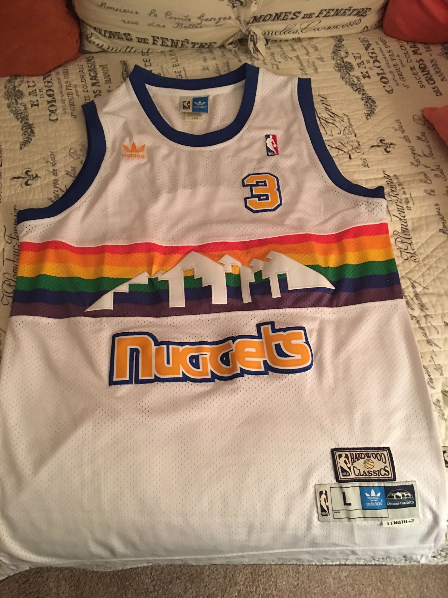 Allen Iverson Denver Nuggets Hardwood Classics Jersey