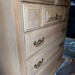 Solid wood dresser